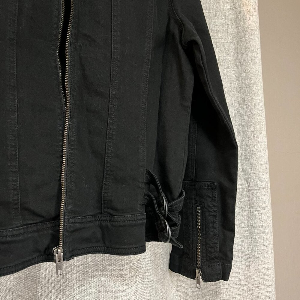 JAG Black Zipper Moto Jacket - Picture 5 of 9